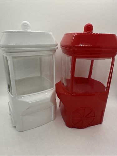 Glass popcorn vending - popcorn, cart