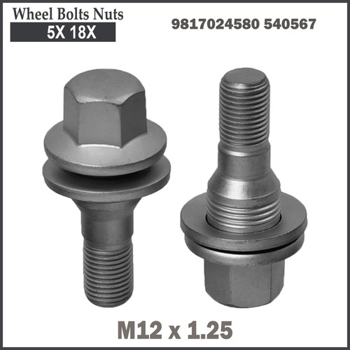 Wheel bolts nuts for - for, peugeot