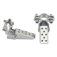 Chrome Foot Universal BMX Fork Step Bicycle Pegs MTB Bike Folding Steel Foldable