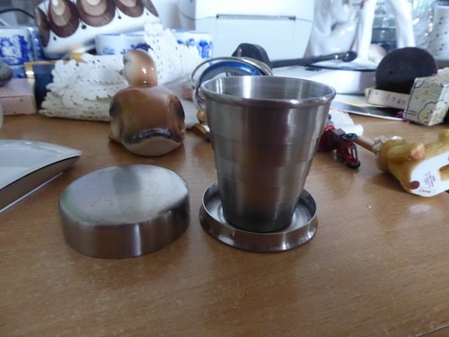Collectors foldup drinking cup - foldup,