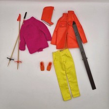 Orig Vtg Barbie Black Label 1971 ' The Ski Scene ' #1797 Nr complete RARE