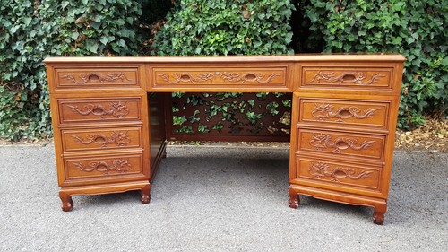 Large chinese rosewood - chinese, carved