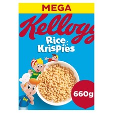 Rice Krispies Kellogg's Rice Krispies Breakfast Cereal, 660g