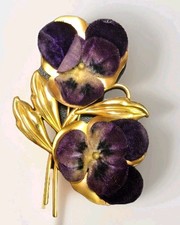 VTG Antique Art Deco Pansy