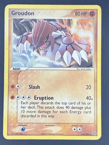 Pokemon tcg groudon 106 ex - tcg,