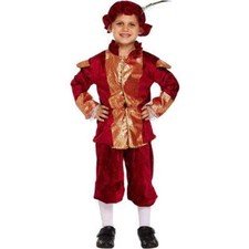 Tudor Boy Children's Fancy Dress Costume