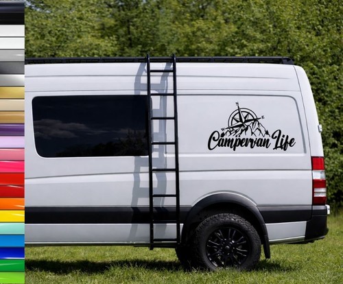Compass mountain vinyl - compass, sticker