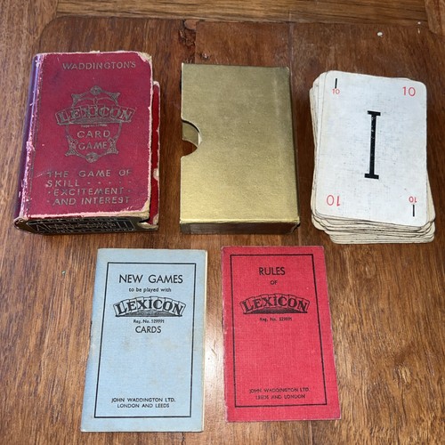 Vintage waddingtons lexicon - vintage,