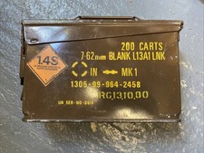 Army Metal Ammunition Tin Military Storage Container