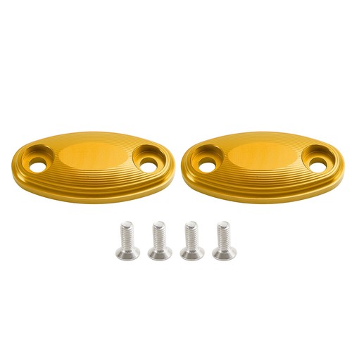 Cnc aluminum gold mirror - cnc, block