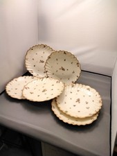 Antique Limoges Porcelain 9 Inch Porcelain Cake Plates.