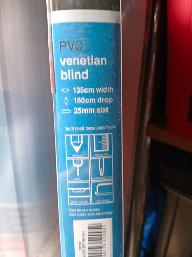 Pvc venetian blind white - venetian,