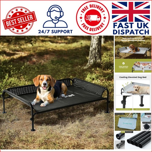 Durable elevated pet bed - durable,