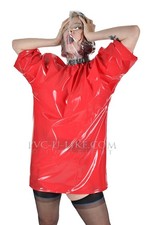 PVC Plastic Vinyl Fetish enclosed Plastic shirt PVC bondage