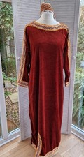 Fancy Dress Rust-Colour Velour