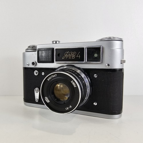 Fed 35mm rangefinder camera - fed,
