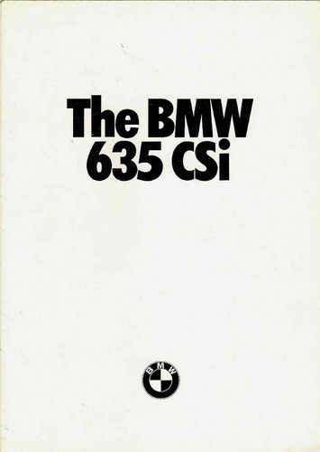 Bmw 635 csi - 1978, market