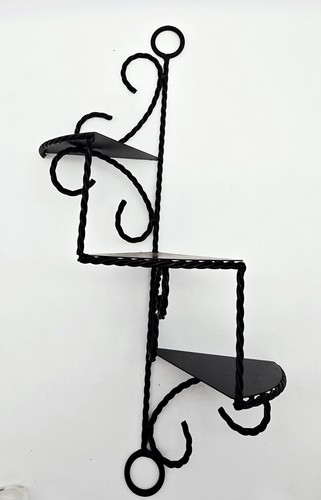 Vtg wrought iron tier - wrought,