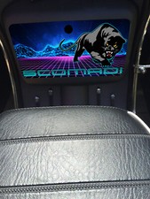 Scomadi Glove tool Box Sticker Vinyl Wrap Decal 80S RETRO WAVE PANTHER design 