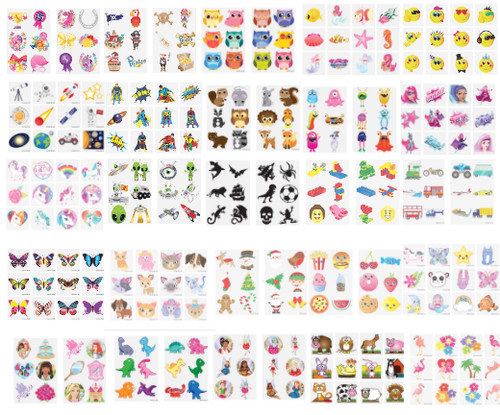 Kids temporary tattoos - 12,
