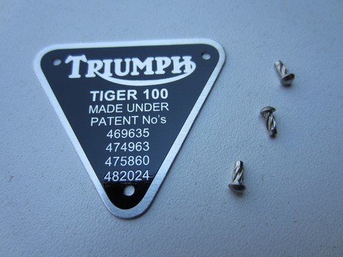 Triumph tiger 100 timing - triumph, 100'