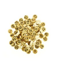 Wooden Bingo Chips 1-90