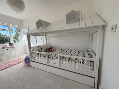 Children house bed - house,