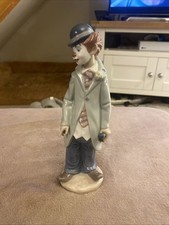 Lovely Lladro Circus Sam with Violin Clown Figurine No 5472 Made In Spain SU408