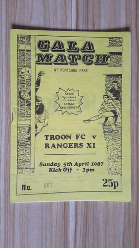 Troon rangers gala - gala, match