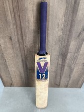 Cricket Bat | Slazenger V12 | Armourweb | Long Handle | 86.5cm |Made In England 