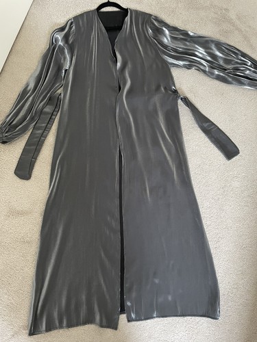 Shimmer open kaftan kimono - kaftan,