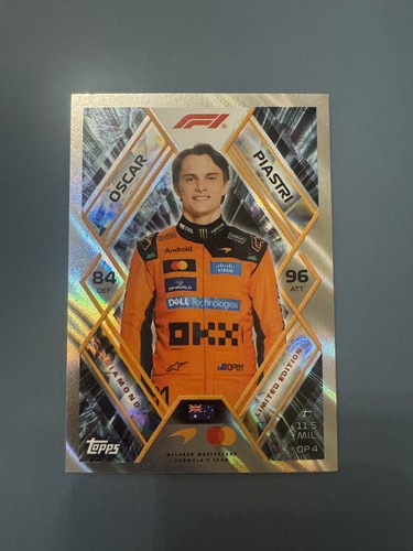 Oscar piastri op4 topps turbo - oscar,