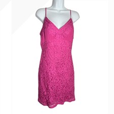 Sue Wong Dress Size 8 Nocturne Pink Lace Cocktail Dress Sleeveless  Evening 🩷