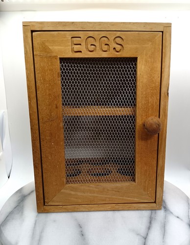 Vintage style wooden egg - style,