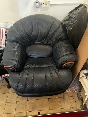 Navy blue leather - navy,