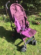 Silver Cross Reflex stroller with footmuff and raincover