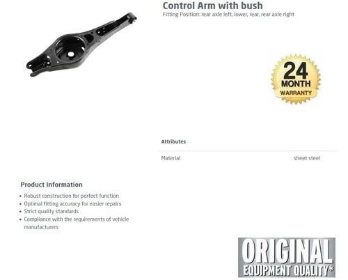 Rear lower control arm for - lower,