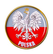 Polish Eagle Pin Badge