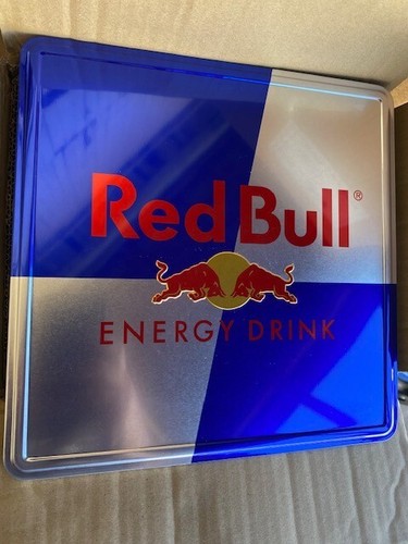 Red bull tin sign - bull, 10x10