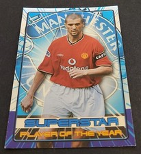 Topps Premier Gold 2001 - SUPERSTAR Blue Foil #S1 Roy Keane
