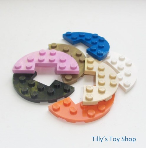 Lego 3x6 half - -, circle