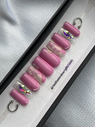 Custom gel press on - press,