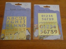 Alfabet Embossing Brass