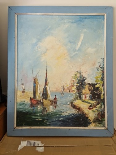 Oil canvas painting of - oil,
