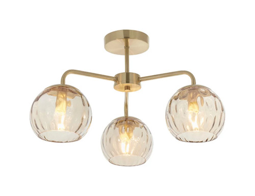Ceiling light brass dimple - ceiling,