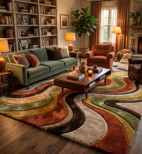 Modern abstract hand tufted - modern,