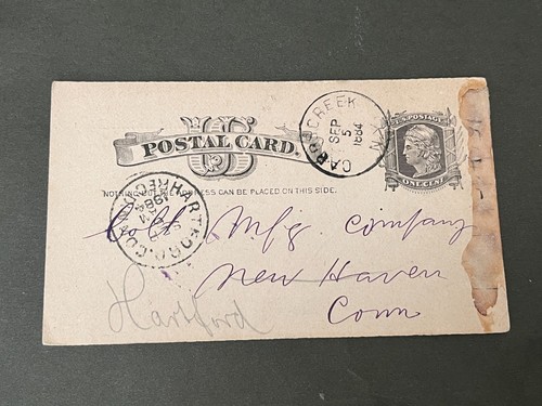 Rare carr creek - ad, postal