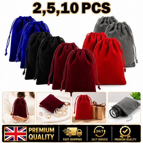 Velvet drawstring gift bags - drawstring,