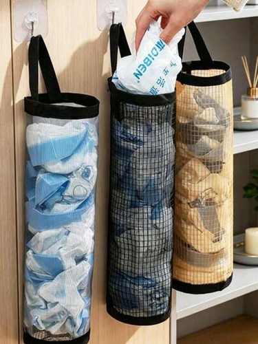 Wall mounted plastic bag - wall,