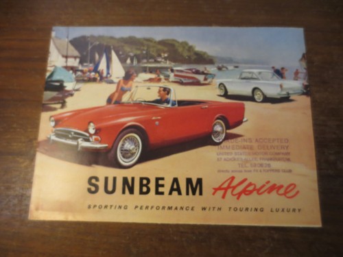 Original sunbeam alpine car - sunbeam,